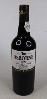 Lot 1330 - Osborne vintage port, 1995, ten bottles (OB)