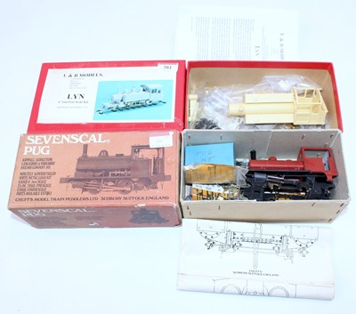 Lot 381 - Two part assembled O gauge loco kits: L&B...