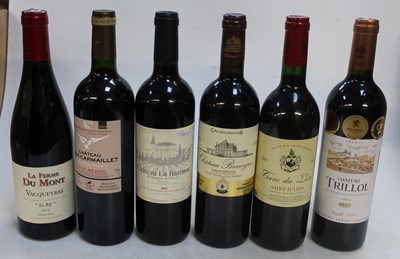 Lot 1052 - A selection of French vintage wines, to...