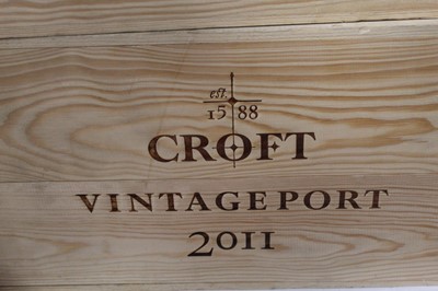 Lot 1337 - Croft vintage port, 2011, twelve bottles (OWC)