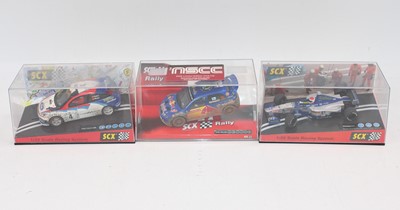 Lot 1439 - SCX 1/32 slot cars group of 3 to include, No....