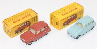 Lot 1890 - French Dinky Toys, 518 Renault 4L, pale blue...