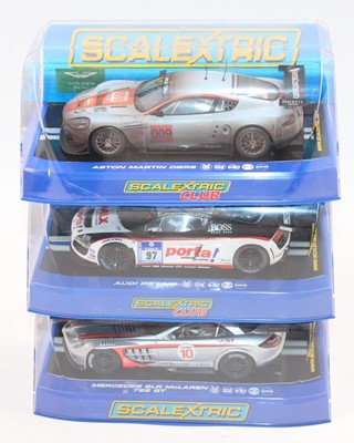 Lot 1452 - 3 boxed Scalextric cars to include, C2965...