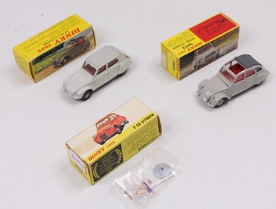 Lot 1695 - French Dinky Toys Boxed and Empty Box Group,...