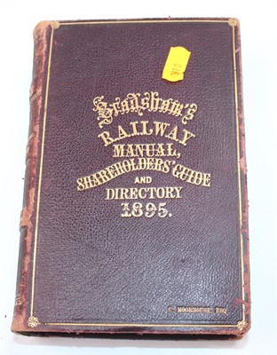 Lot 28 - Bradshaw's Railway Manual 1895, a...