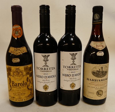 Lot 1075 - Barbaresco, 1976, Piemonte, seven bottles; one...
