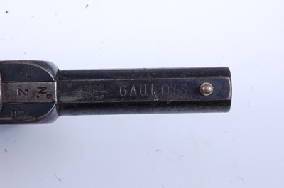 Lot 211 - A 19th century Gaulois squeezer or palm pistol,...