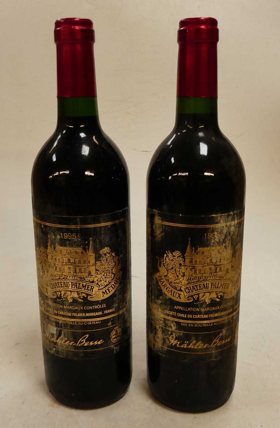 Lot 1087 - Château Palmer, 1995, Margaux, two bottles