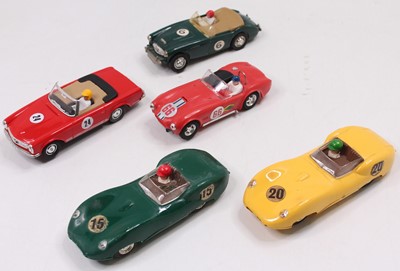 Lot 1473 - Scalextric group of 5 cars to include, No. C74...