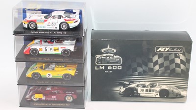 Lot 1477 - 5 various boxed Fly 1/32 scale slot cars to...