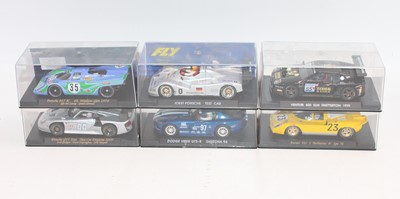 Lot 1478 - 6 various boxed Fly 1/32 scale slot cars to...