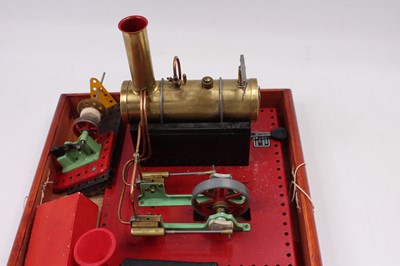 Lot 30 - Mamod Stationary Steam Plant comprising a...