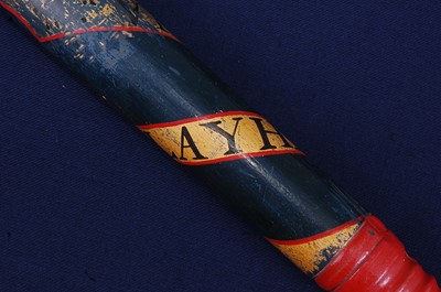 Lot 136 - A William IV truncheon of tapering form with...