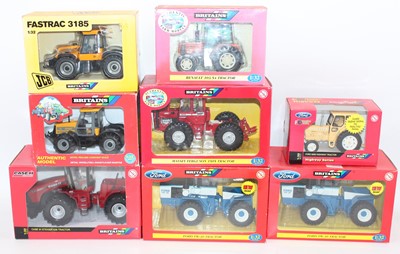 Lot 1531 - 8 various boxed Britains Tractors and Farm...