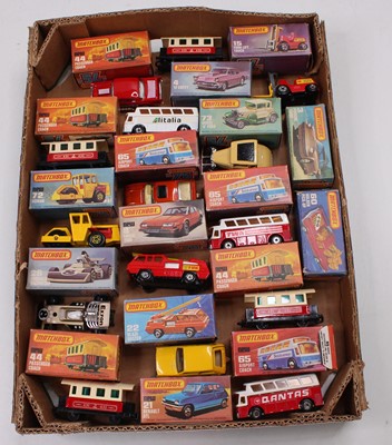 Lot 1641 - 15 boxed Matchbox Lesney Superfast models to...