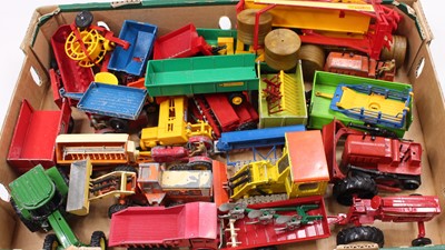 Lot 1572 - Tray of various loose farming-related diecast...