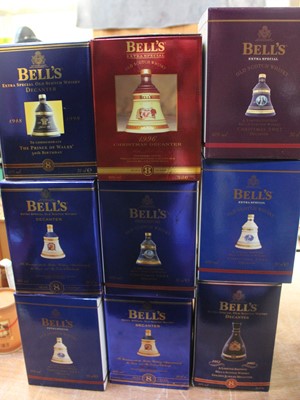 Lot 1454 - Nine various Bell's commemorative and...