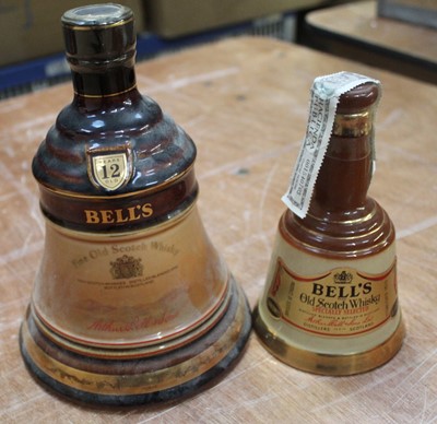 Lot 1457 - Four Bell's aged 8 years commemorative Scotch...