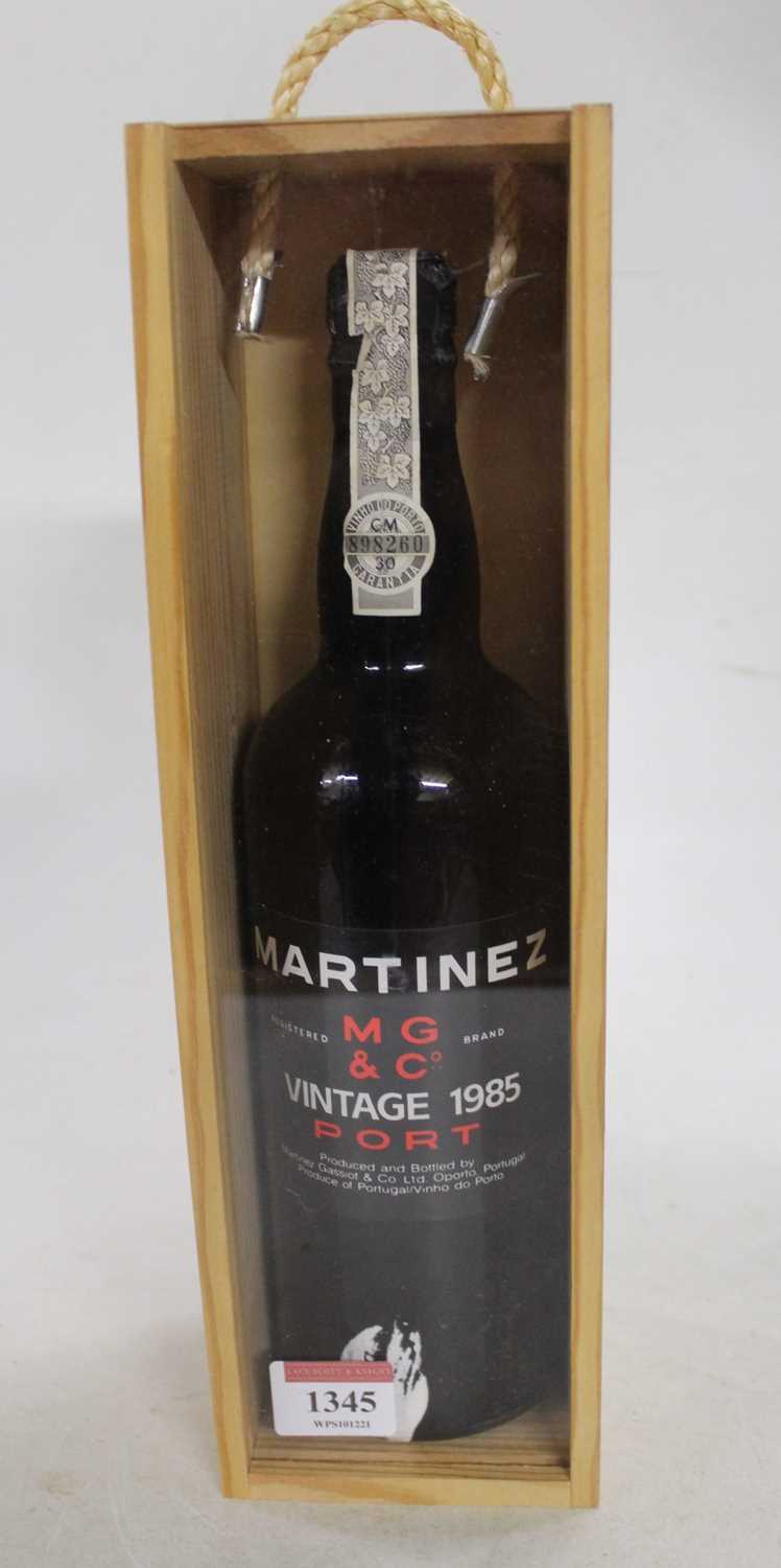 Lot 1345 - Martinez vintage port, 1985, one bottle