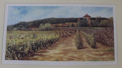 Lot 1535 - David Eley - The Grape Harvest, limited...