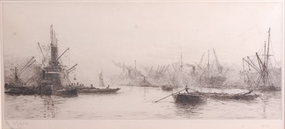 Lot 2512 - William Lionel Wyllie (1851-1931) - Barges on...