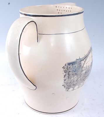 Lot 151 - A large 19th century creamware Admiral Nelson...