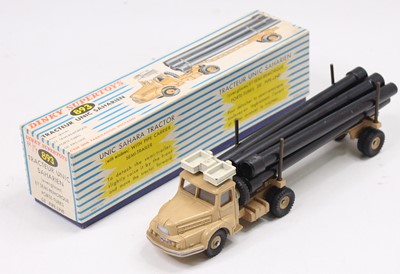 Lot 1692 - French Dinky Toys, 893 Unic Sahara pipe...