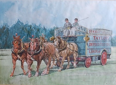 Lot 338 - D.J. Smith - Show Pantechnicon with team of...