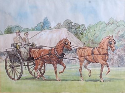 Lot 338 - D.J. Smith - Show Pantechnicon with team of...