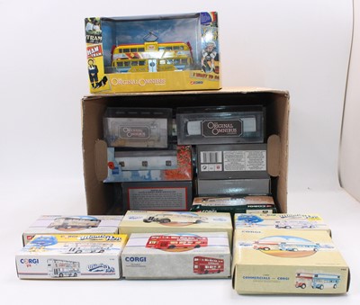 Lot 801 - 26 various boxed public transport diecasts to...