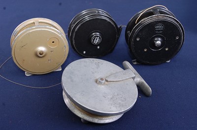 Lot 356 - A Youngs Pridex 3 3/4" centre pin fly reel,...