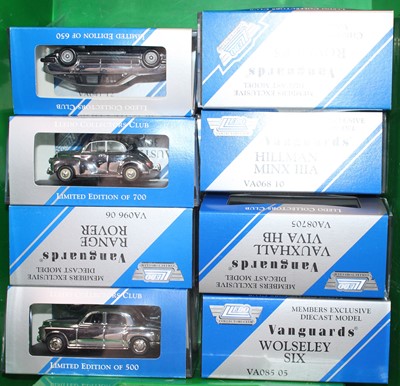 Lot 810 - 14 boxed Vanguards 1/43rd scale Chrome Limited...