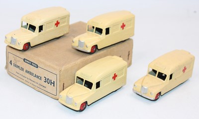 Lot 1022 - Dinky Toys No. 30H Daimler Ambulance trade box...