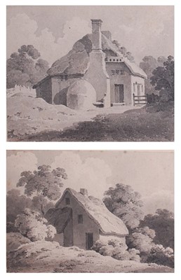 Lot 2541 - * 19th century English school - Pair; Cottages...