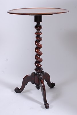 Lot 2585 - A Victorian rosewood pedestal tripod...