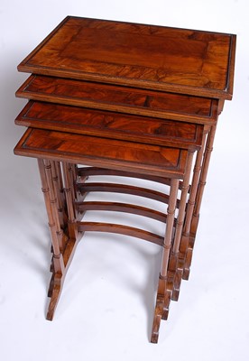 Lot 2628 - An Edwardian walnut and figured walnut...