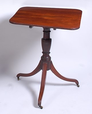 Lot 2636 - A Regency mahogany pedestal tripod table,...