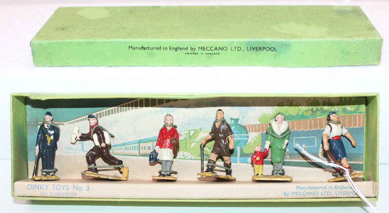 Lot 1038 - Dinky Toys pre-war No. 3 Railway Passengers...