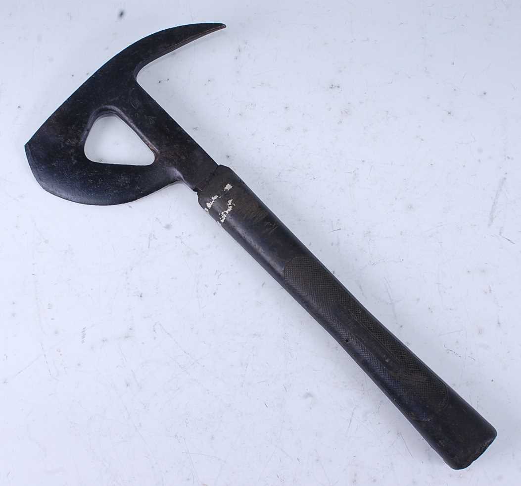 Lot 67 - A WW II RAF escape axe, the steel blade with...