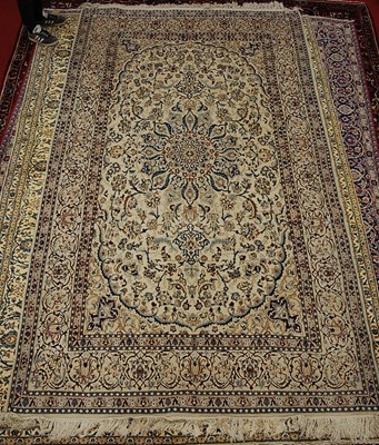 Lot 2589 - A Persian woollen Tabriz type carpet, the...