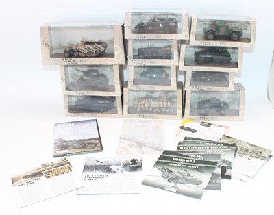 Lot 843 - 11 boxed Military Atlas Edition Diecasts, all...