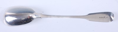 Lot 2079 - A George III silver basting spoon, in the...