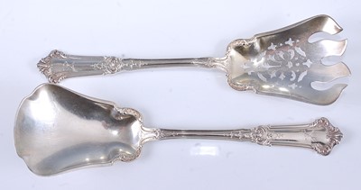 Lot 2179 - A pair of American sterling silver salad...