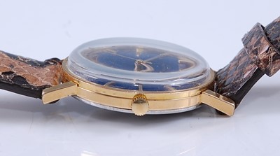 Lot 2389 - A vintage gent's Omega gold plated automatic...