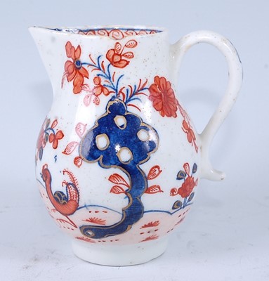 Lot 2047 - A Lowestoft porcelain sparrowbeak cream jug,...
