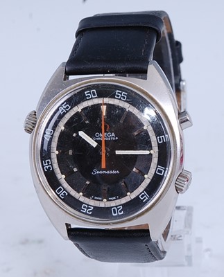 Lot 2388 - A gent's Omega Seamaster chrono-stop stainless...