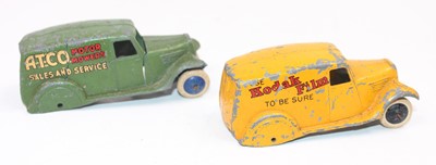 Lot 1081 - 2 Dinky Toys 28 series type 2 Delivery Vans to...