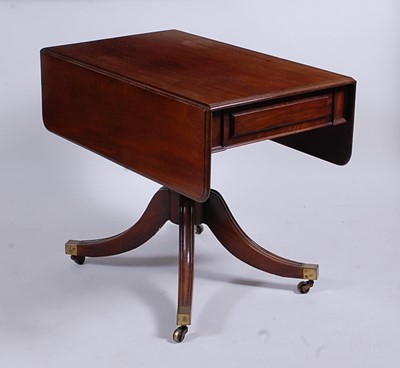 Lot 2613 - A George IV mahogany pedestal supper...