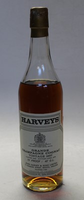 Lot 1465 - Harvey's Grande Champagne Cognac, 1957,...