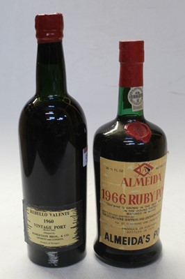 Lot 1349 - Rebello Valente vintage port, 1960, one bottle;...